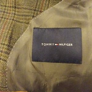 100% wool Brown flannel sports jacket